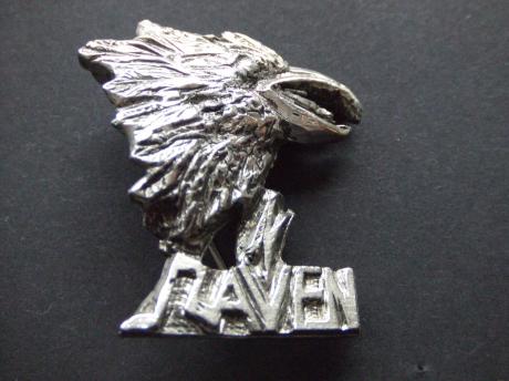 Raven Engelse heavy metalband zilverkleurige